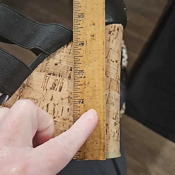 Steve Madden,  Selinah,  black, size 10, wedges - Picture 8 of 11